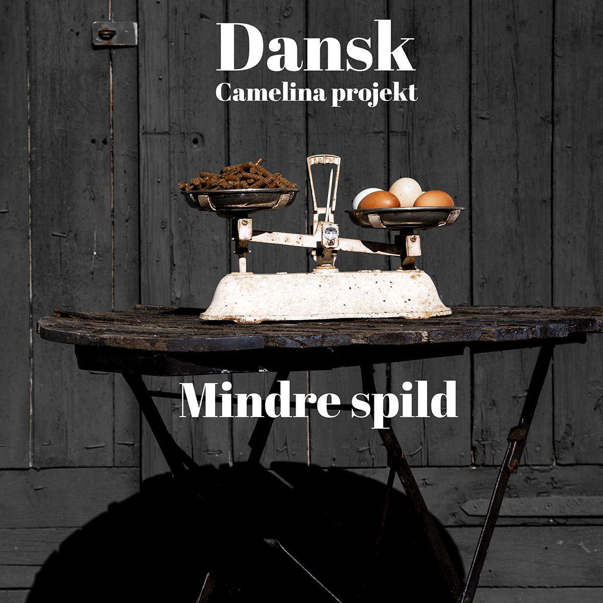 Dansk Camelina til salg på et marked. 