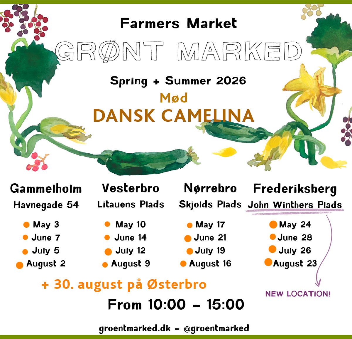 Mød Dansk Camelina på Grønt marked HER